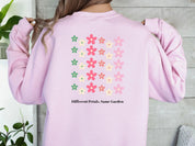 Different Petals Same Garden Sweatshirt-Neurodiversity, ADHD & Autism Awareness & Acceptance Sweatshirt by Daily Bloom