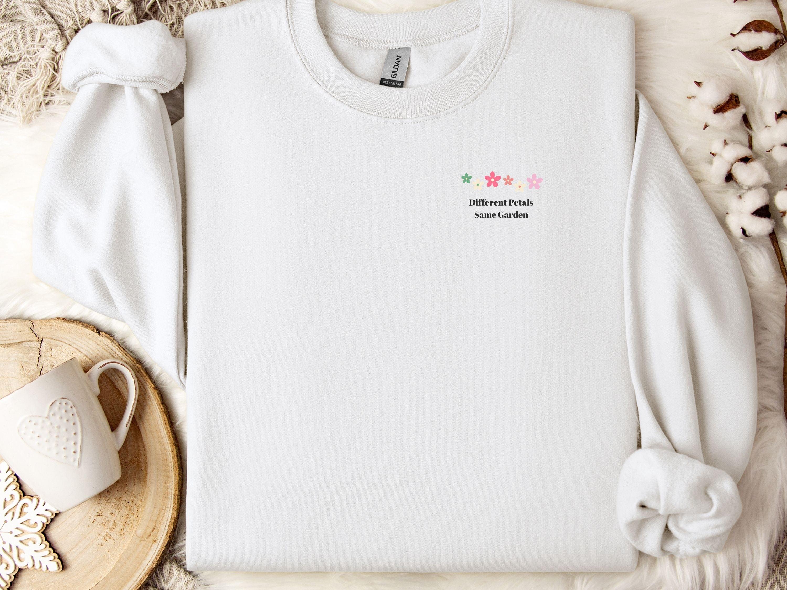 Different Petals Same Garden Sweatshirt-Neurodiversity, ADHD & Autism Awareness & Acceptance Sweatshirt by Daily Bloom