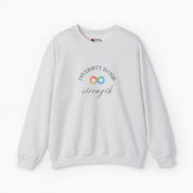 Autism Sweatshirt By Daily Bloom Diversity Is Our Strength Sweatshirt Ash / S