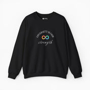Autism Sweatshirt By Daily Bloom Diversity Is Our Strength Sweatshirt Black / S