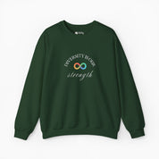 Autism Sweatshirt By Daily Bloom Diversity Is Our Strength Sweatshirt Forest Green / S
