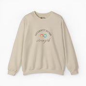 Autism Sweatshirt By Daily Bloom Diversity Is Our Strength Sweatshirt Sand / S