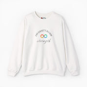 Autism Sweatshirt By Daily Bloom Diversity Is Our Strength Sweatshirt White / S