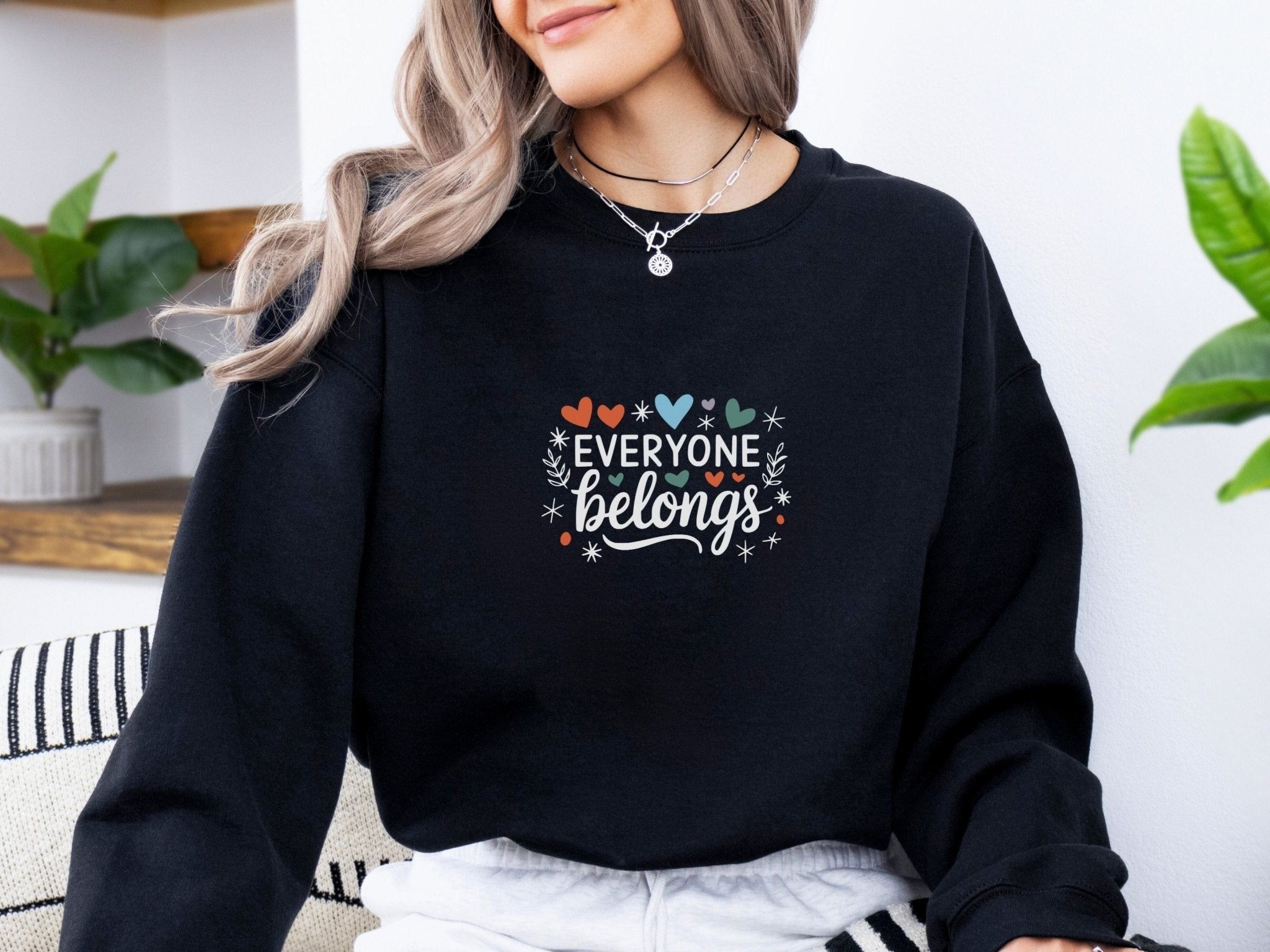 Autism Sweatshirt - Everyone Belongs Sweatshirt - Daily Bloom