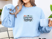 Everyone Belongs Sweatshirt-Neurodiversity, ADHD & Autism Awareness & Acceptance Sweatshirt by Daily Bloom