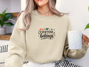 Everyone Belongs Sweatshirt-Neurodiversity, ADHD & Autism Awareness & Acceptance Sweatshirt by Daily Bloom