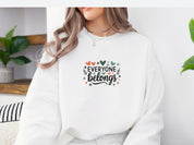 Everyone Belongs Sweatshirt-Neurodiversity, ADHD & Autism Awareness & Acceptance Sweatshirt by Daily Bloom