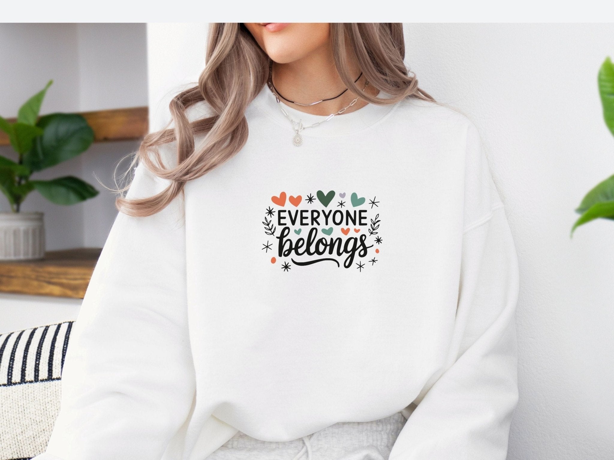 Autism Sweatshirt - Everyone Belongs Sweatshirt - Daily Bloom