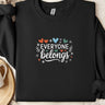 Autism Sweatshirt - Everyone Belongs Sweatshirt - Daily Bloom