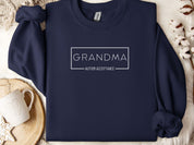 Grandma Box Sweatshirt-Navy-Neurodiversity, ADHD & Autism Awareness & Acceptance Sweatshirt by Daily Bloom