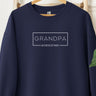 Autism Sweatshirt - Grandpa Autism Acceptance Box Sweatshirt - Daily Bloom
