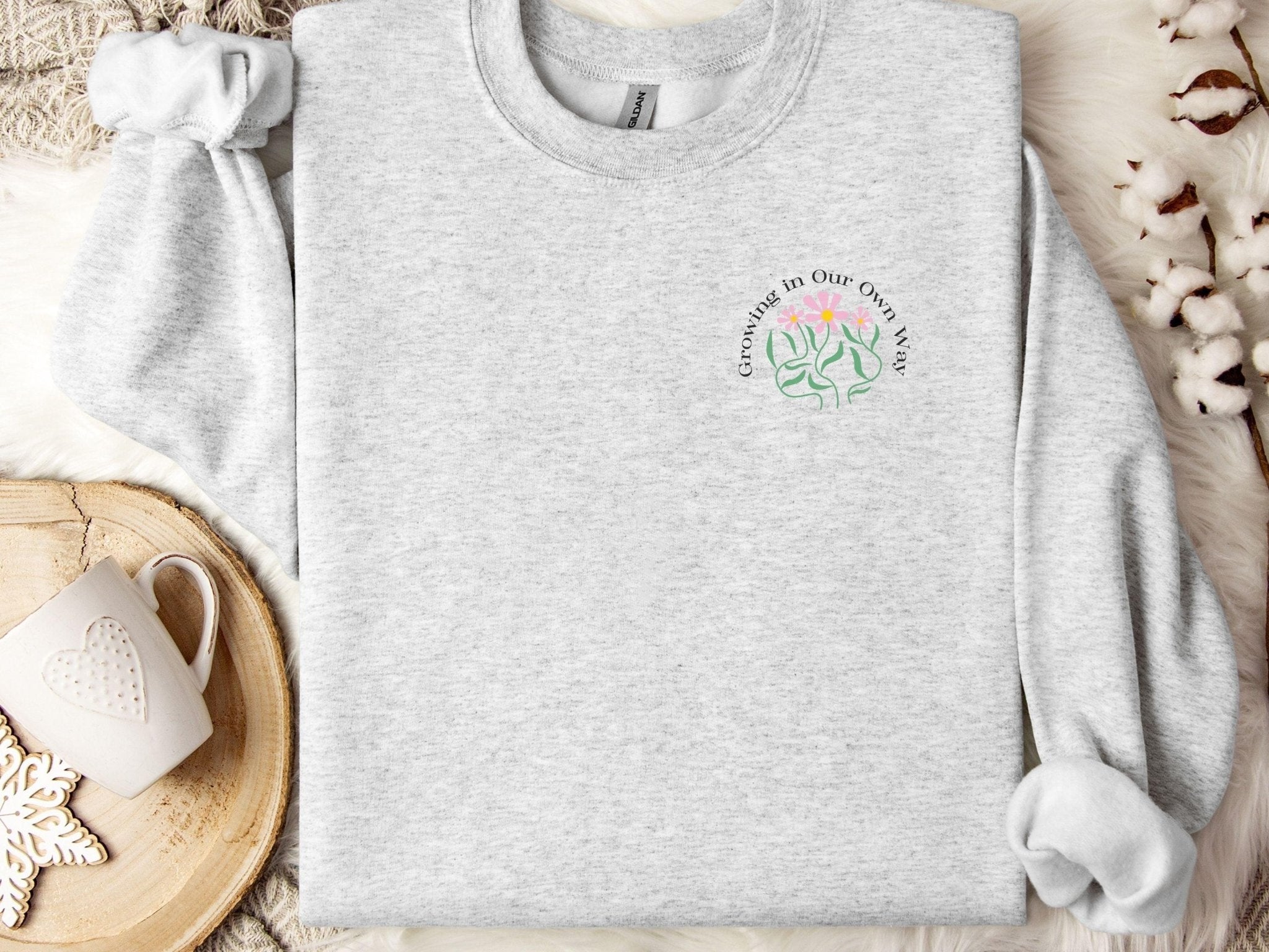 Autism Sweatshirt - Growing in Our Own Way Sweatshirt - Daily Bloom