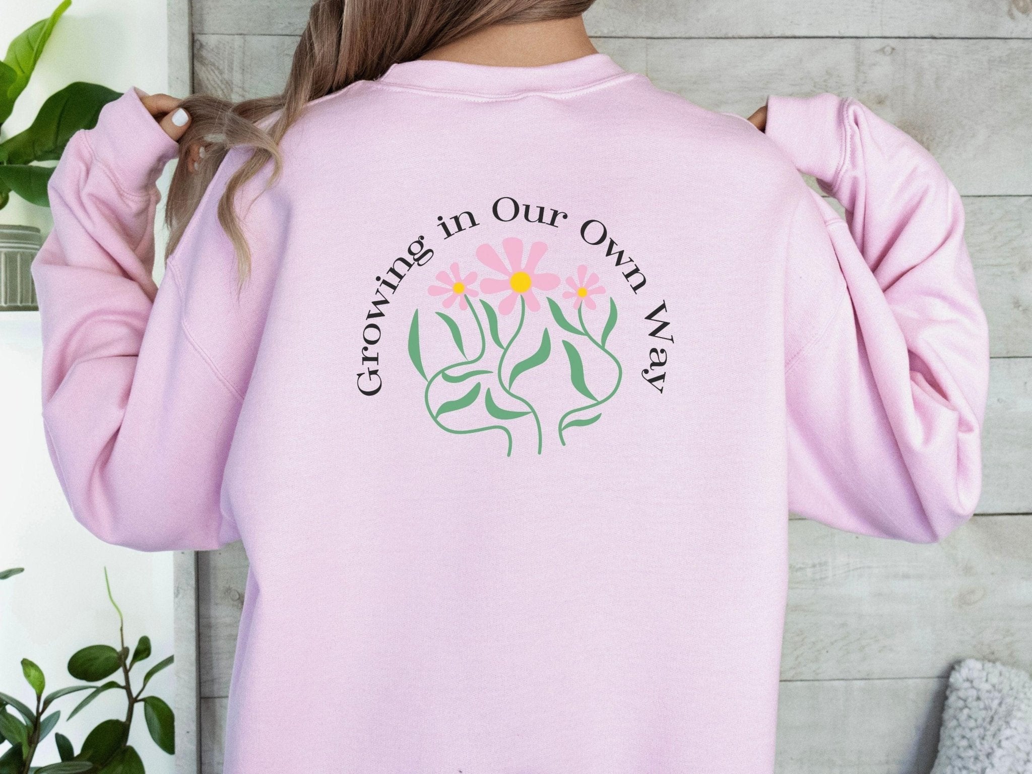 Autism Sweatshirt - Growing in Our Own Way Sweatshirt - Daily Bloom