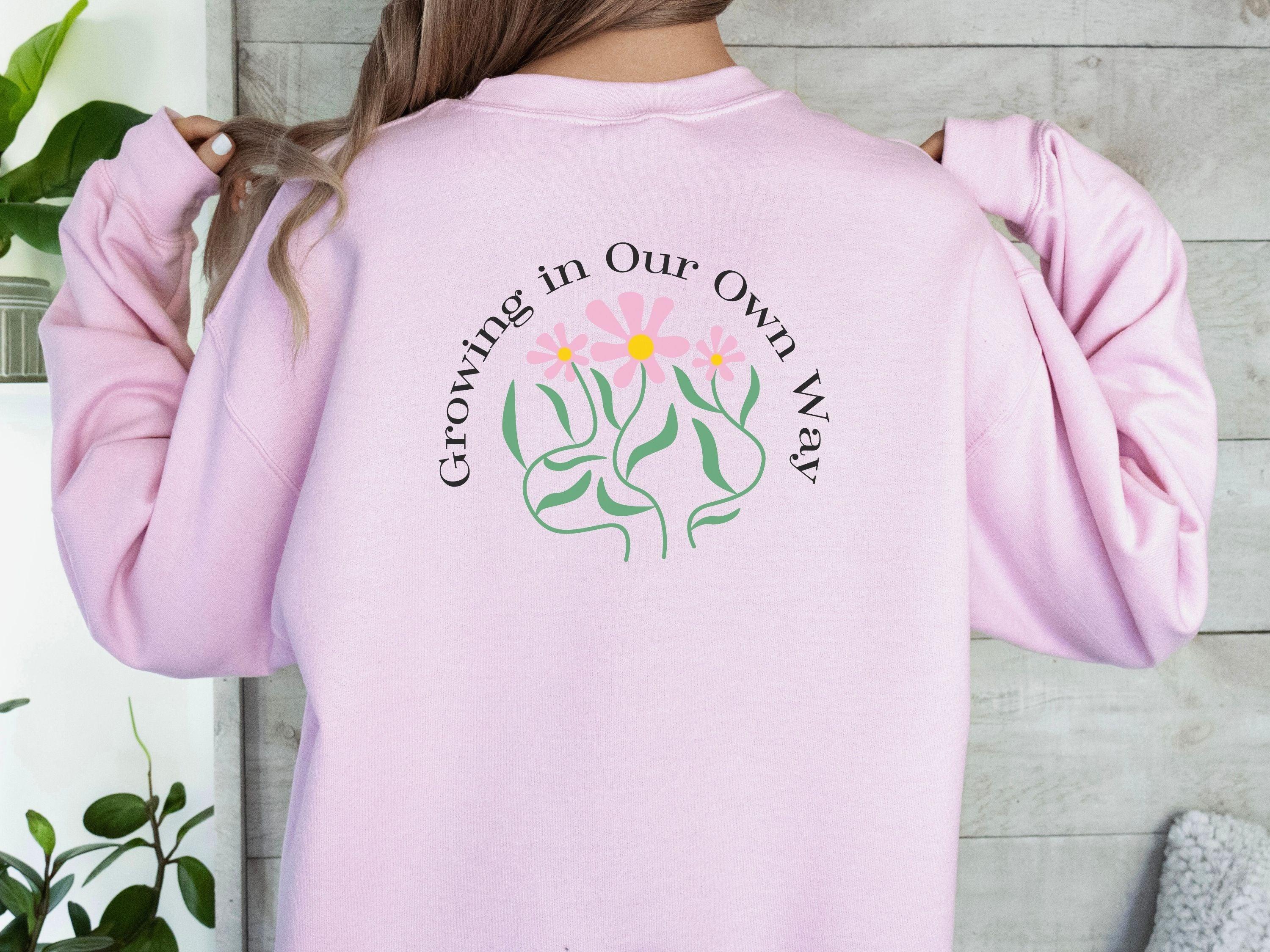 Growing in Our Own Way Sweatshirt-Neurodiversity, ADHD & Autism Awareness & Acceptance Sweatshirt by Daily Bloom