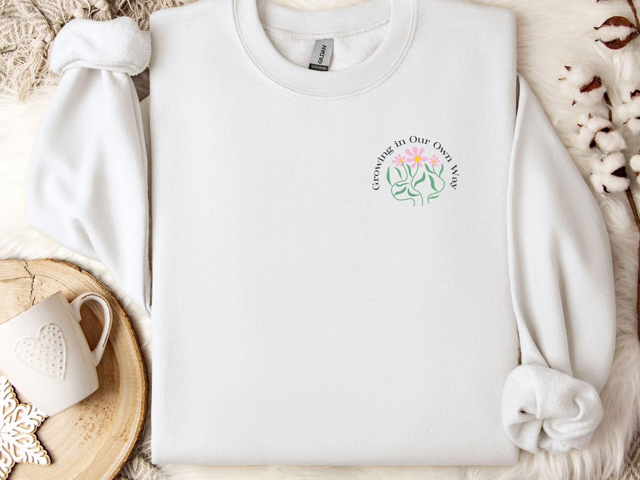 Autism Sweatshirt - Growing in Our Own Way Sweatshirt - Daily Bloom