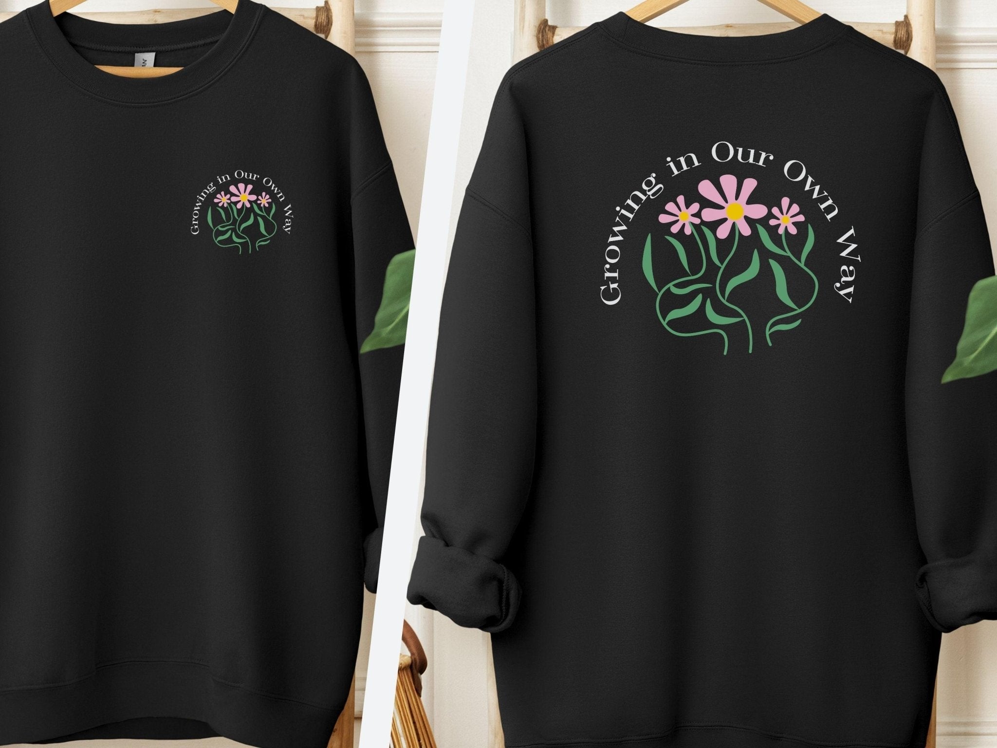 Autism Sweatshirt - Growing in Our Own Way Sweatshirt - Daily Bloom