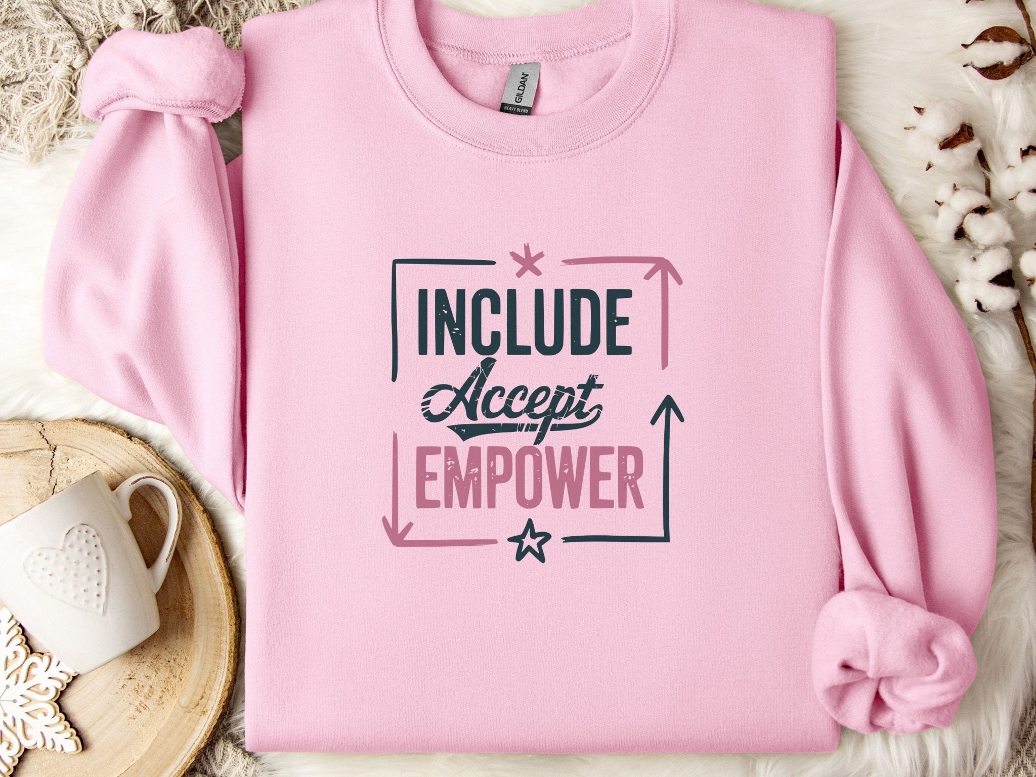Autism Sweatshirt - Include Accept Empower Sweatshirt - Daily Bloom
