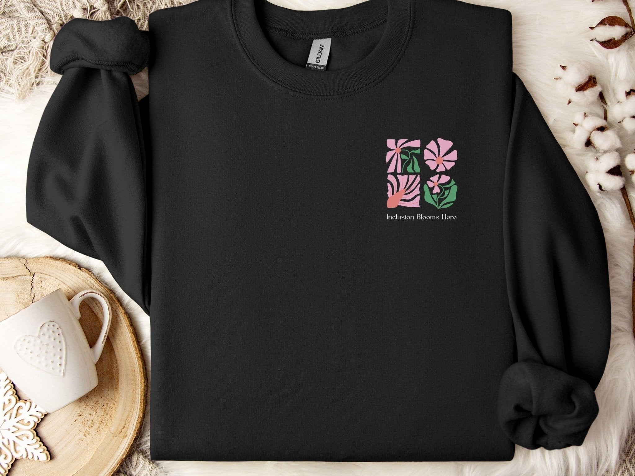 Autism Sweatshirt - Inclusion Blooms Here Sweatshirt - Daily Bloom