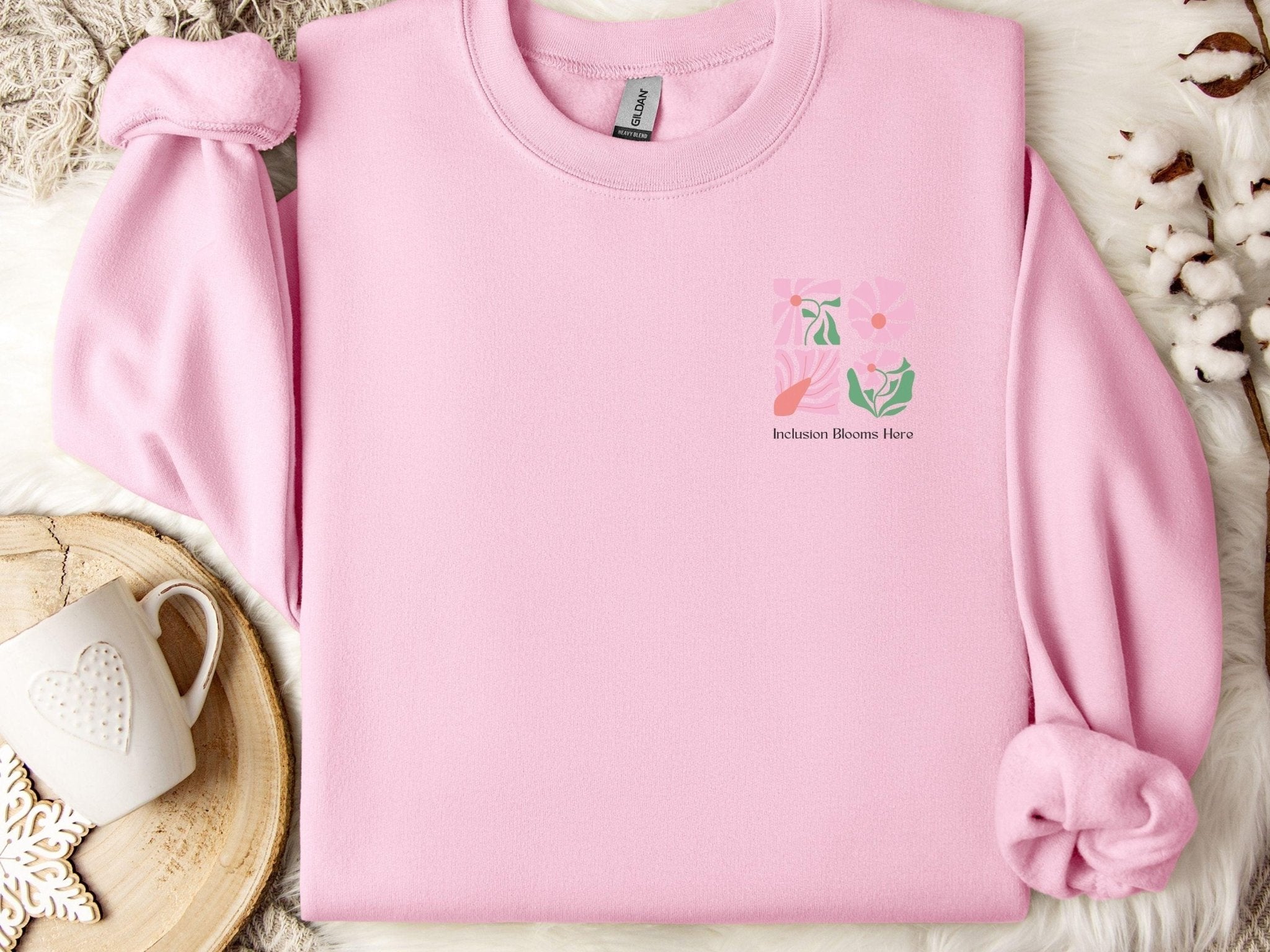 Autism Sweatshirt - Inclusion Blooms Here Sweatshirt - Daily Bloom