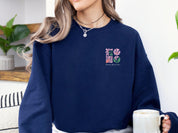 Inclusion Blooms Here Sweatshirt-Neurodiversity, ADHD & Autism Awareness & Acceptance Sweatshirt by Daily Bloom