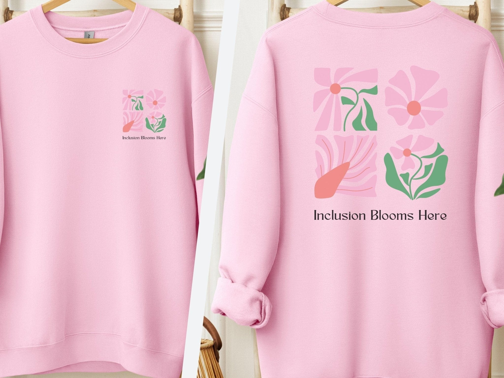 Autism Sweatshirt - Inclusion Blooms Here Sweatshirt - Daily Bloom