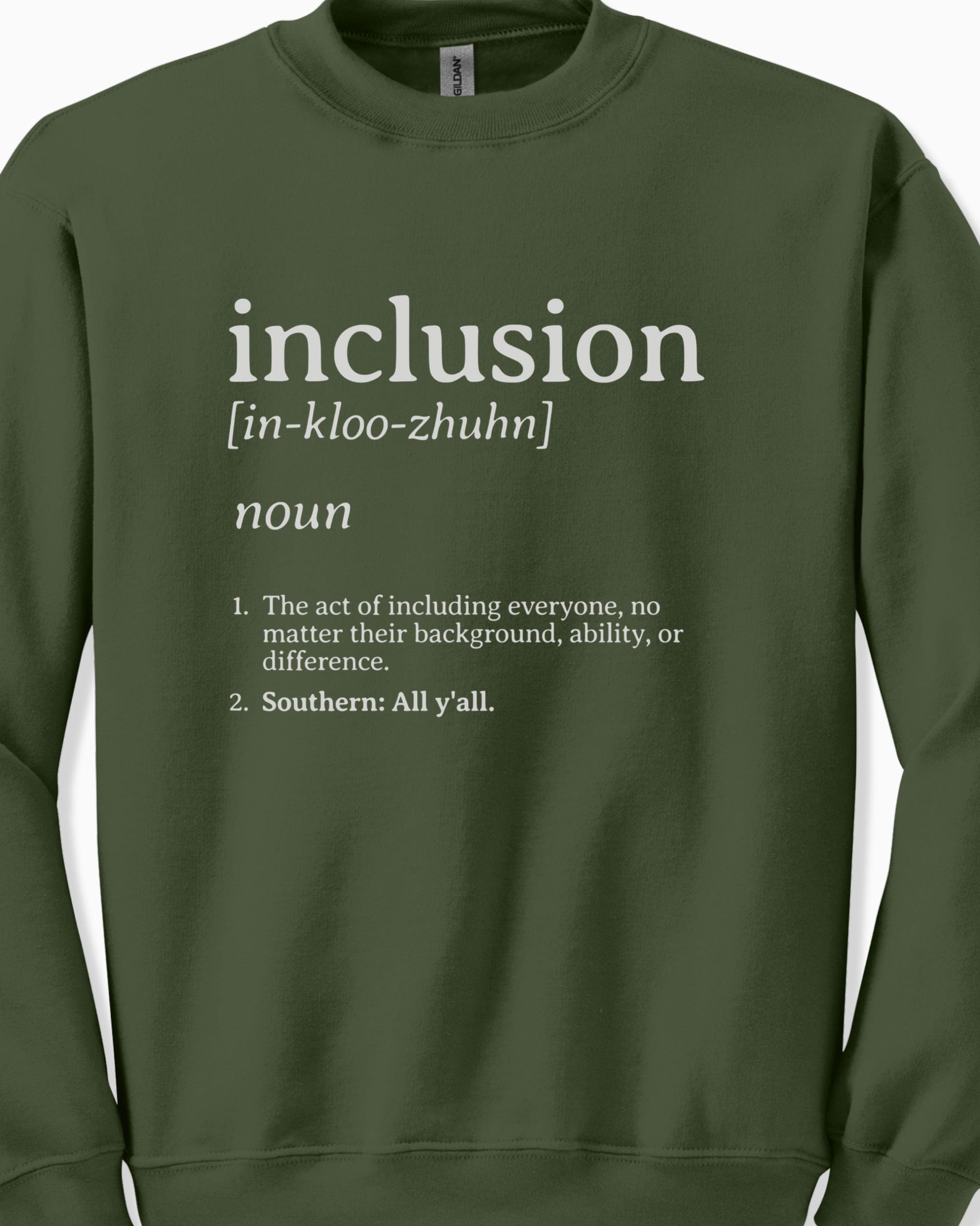 Inclusion Definition - Southern Style Sweatshirt-Neurodiversity, ADHD & Autism Awareness & Acceptance Sweatshirt by Daily Bloom