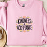 Autism Sweatshirt - Kindness + Acceptance Sweatshirt - Daily Bloom