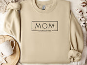 Mom Box Sweatshirt-Sand-Neurodiversity, ADHD & Autism Awareness & Acceptance Sweatshirt by Daily Bloom