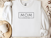 Mom Box Sweatshirt-White-Neurodiversity, ADHD & Autism Awareness & Acceptance Sweatshirt by Daily Bloom