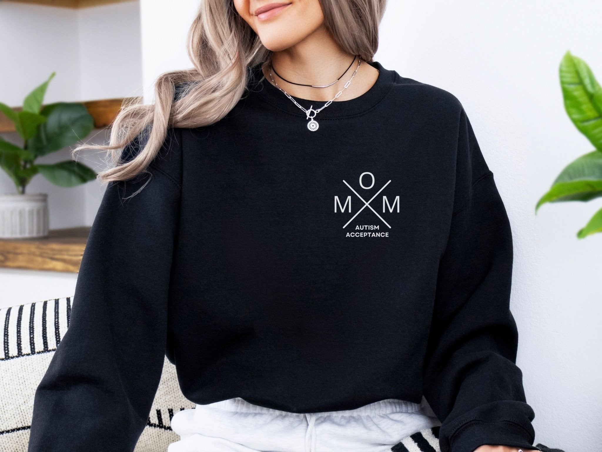 Autism Sweatshirt - Mom Cross Sweatshirt - Daily Bloom