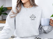 Mom Cross Sweatshirt-Neurodiversity, ADHD & Autism Awareness & Acceptance Sweatshirt by Daily Bloom
