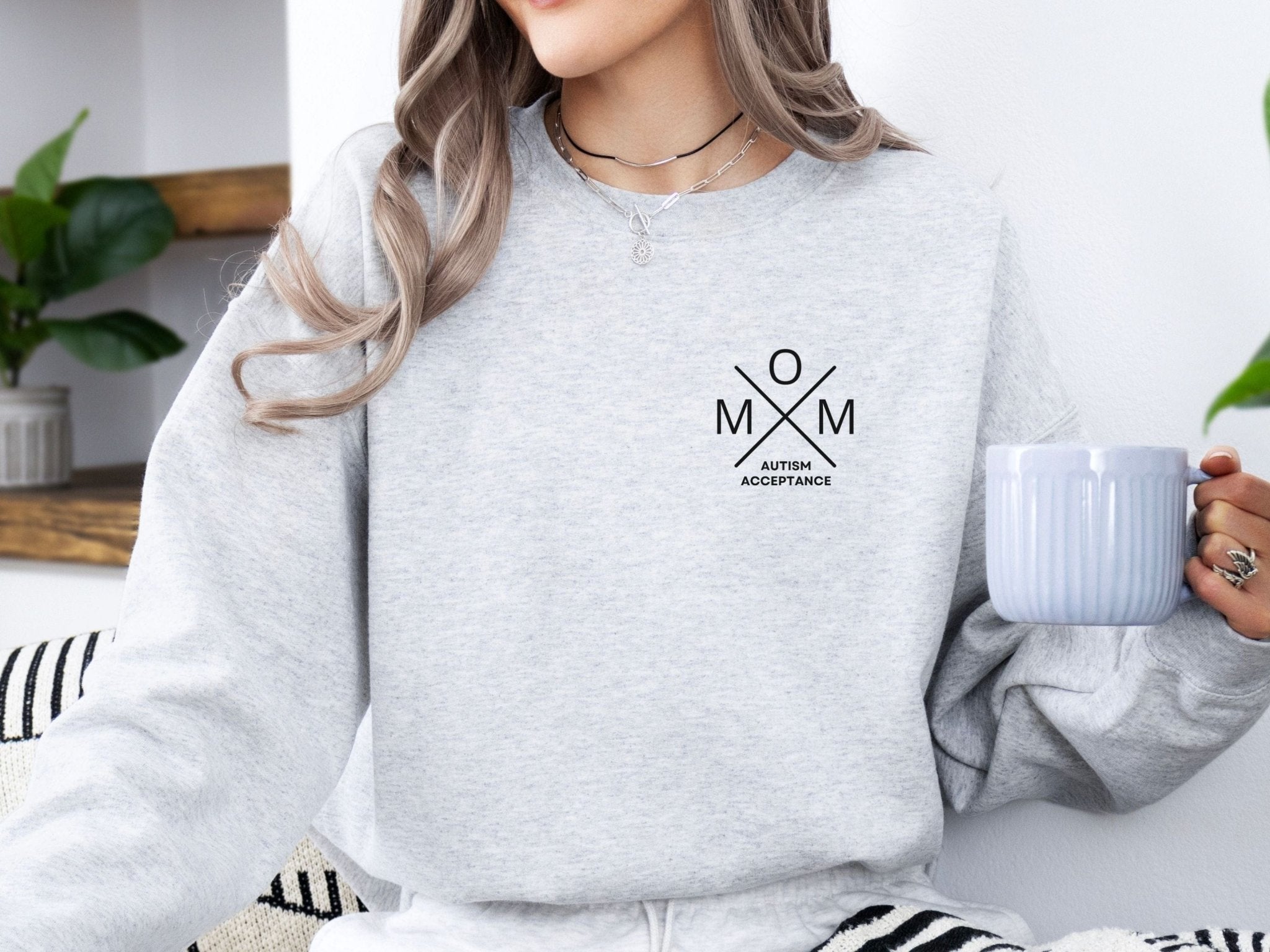 Autism Sweatshirt - Mom Cross Sweatshirt - Daily Bloom