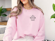 Mom Cross Sweatshirt-Neurodiversity, ADHD & Autism Awareness & Acceptance Sweatshirt by Daily Bloom