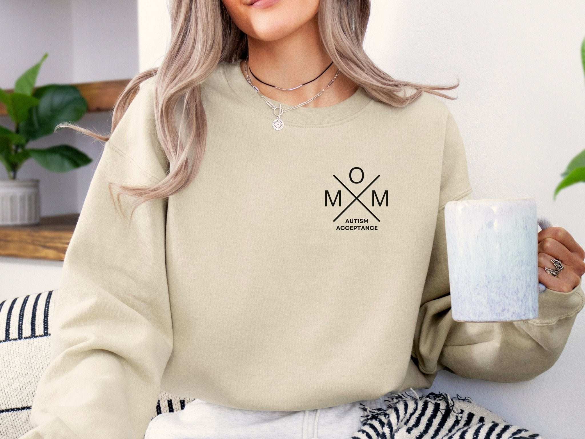 Autism Sweatshirt - Mom Cross Sweatshirt - Daily Bloom
