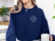 Mom Cross Sweatshirt-Neurodiversity, ADHD & Autism Awareness & Acceptance Sweatshirt by Daily Bloom