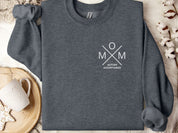 Mom Cross Sweatshirt-Dark Heather-Neurodiversity, ADHD & Autism Awareness & Acceptance Sweatshirt by Daily Bloom