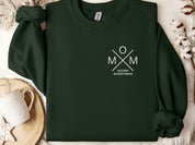Mom Cross Sweatshirt-Forest Green-Neurodiversity, ADHD & Autism Awareness & Acceptance Sweatshirt by Daily Bloom