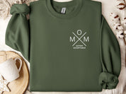 Mom Cross Sweatshirt-Military Green-Neurodiversity, ADHD & Autism Awareness & Acceptance Sweatshirt by Daily Bloom