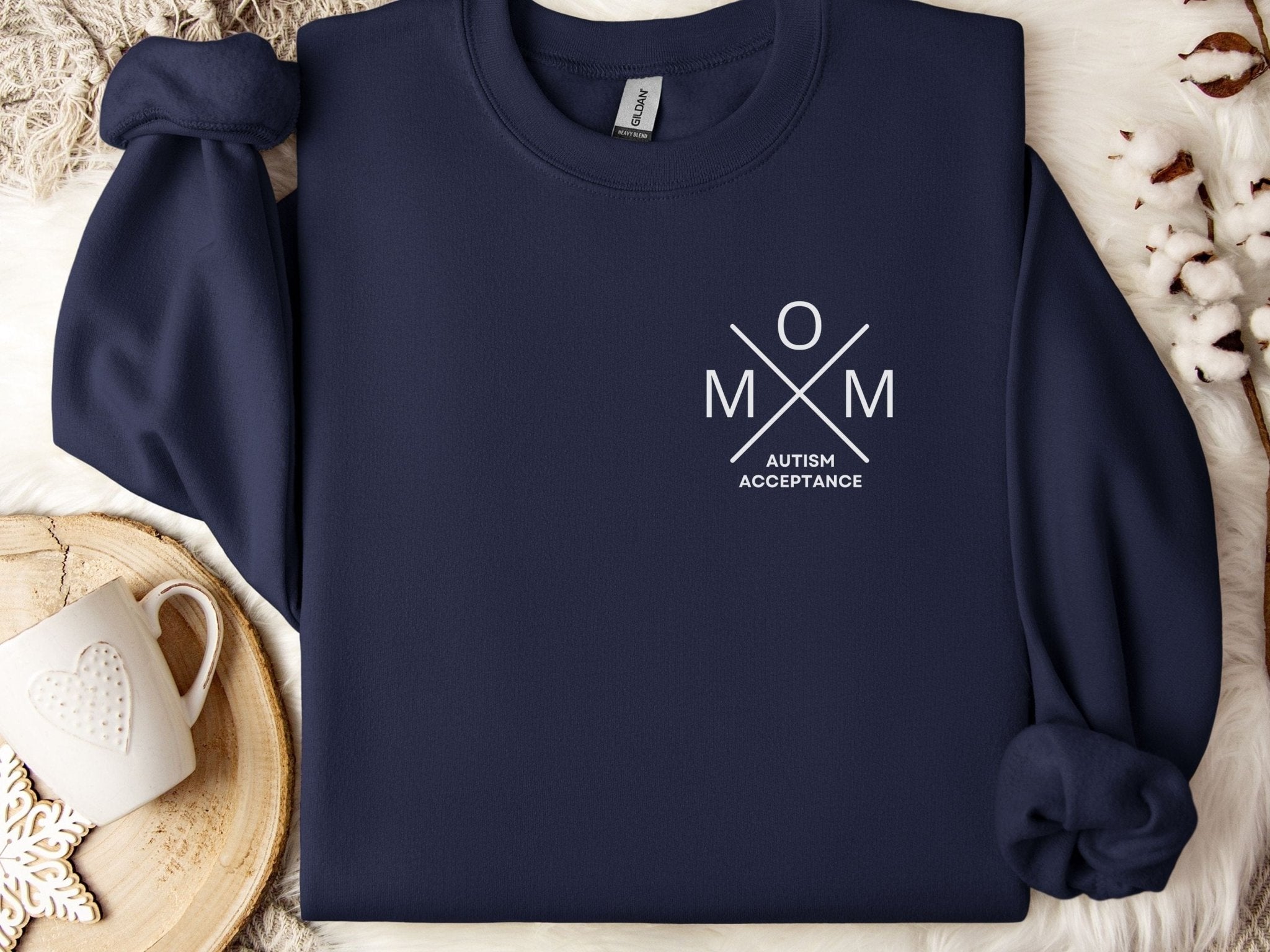 Autism Sweatshirt - Mom Cross Sweatshirt - Daily Bloom