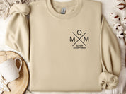 Mom Cross Sweatshirt-Sand-Neurodiversity, ADHD & Autism Awareness & Acceptance Sweatshirt by Daily Bloom