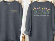 Progress Over Perfection Sweatshirt-Dark Heather-Neurodiversity, ADHD & Autism Awareness & Acceptance Sweatshirt by Daily Bloom
