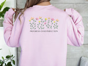 Progress Over Perfection Sweatshirt-Neurodiversity, ADHD & Autism Awareness & Acceptance Sweatshirt by Daily Bloom