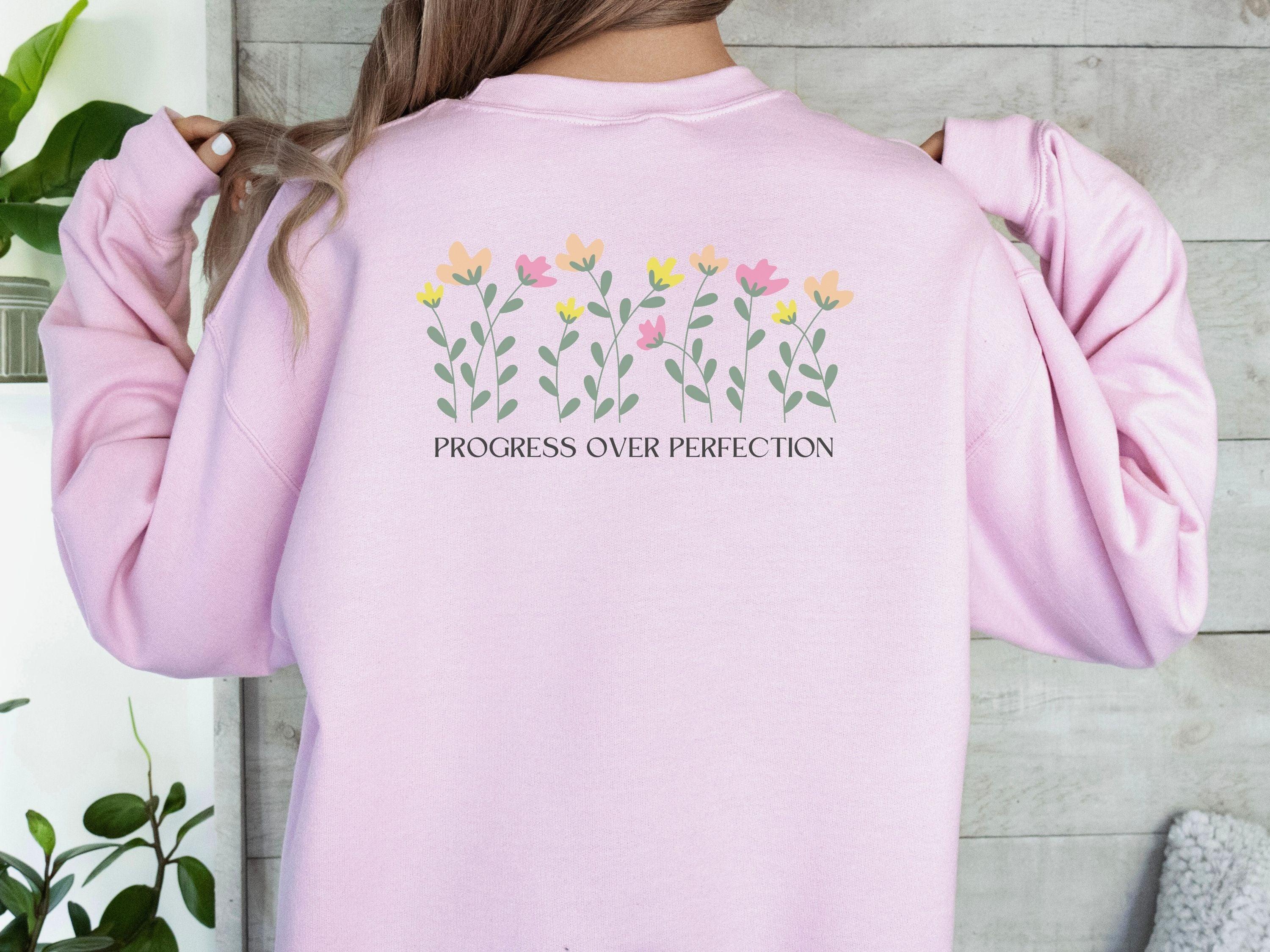 Progress Over Perfection Sweatshirt-Neurodiversity, ADHD & Autism Awareness & Acceptance Sweatshirt by Daily Bloom