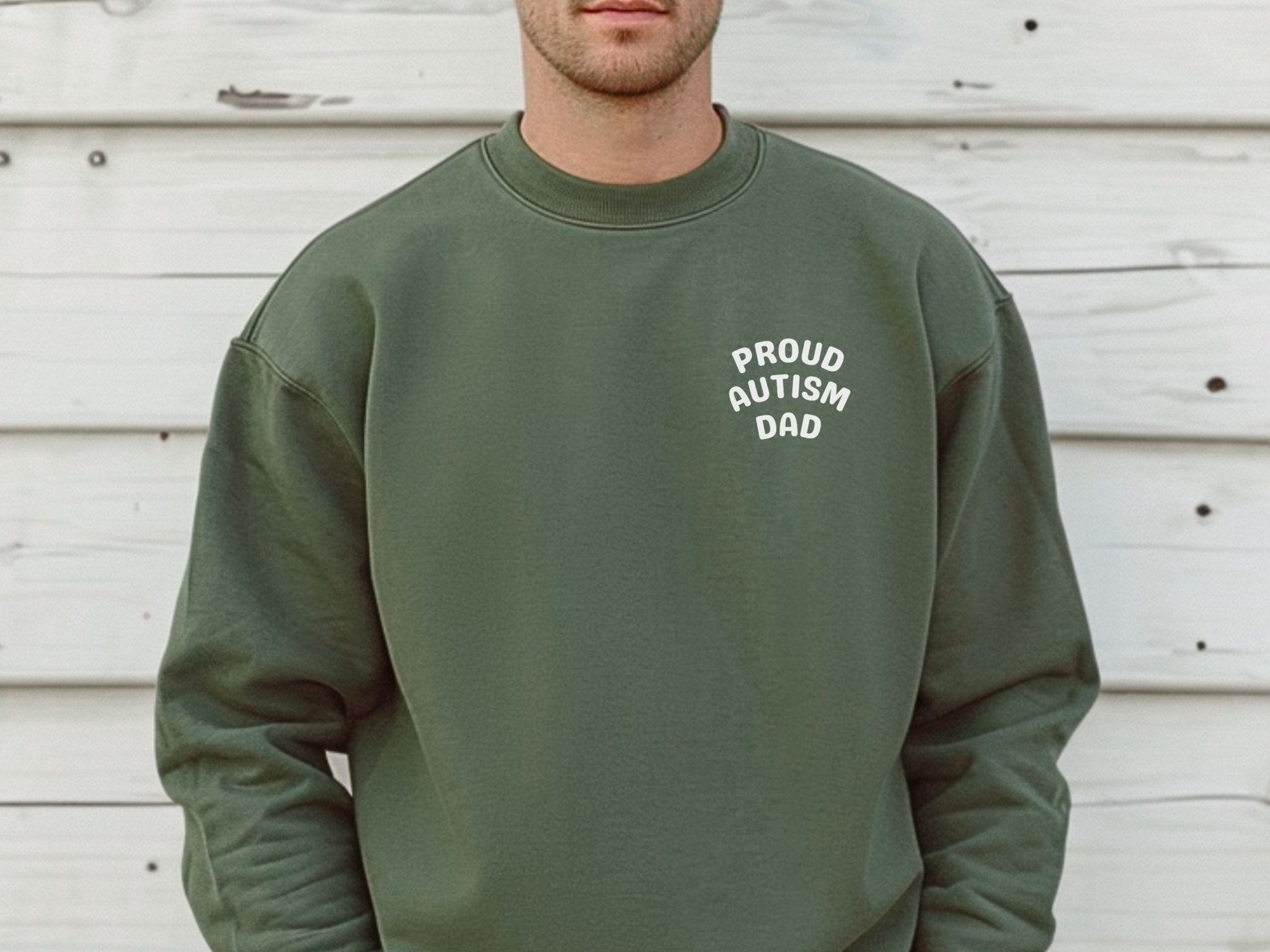 Autism Sweatshirt - Proud Autism Dad Sweatshirt - Daily Bloom