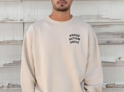 Proud Autism Uncle Sweatshirt-Neurodiversity, ADHD & Autism Awareness & Acceptance Sweatshirt by Daily Bloom