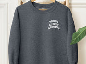 Proud Autism Uncle Sweatshirt-Dark Heather-Neurodiversity, ADHD & Autism Awareness & Acceptance Sweatshirt by Daily Bloom