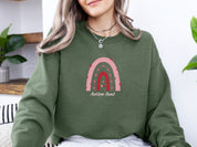 Rainbow Autism Aunt Sweatshirt-Neurodiversity, ADHD & Autism Awareness & Acceptance Sweatshirt by Daily Bloom