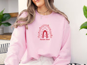 Rainbow Autism Aunt Sweatshirt-Neurodiversity, ADHD & Autism Awareness & Acceptance Sweatshirt by Daily Bloom