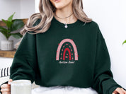 Rainbow Autism Aunt Sweatshirt-Neurodiversity, ADHD & Autism Awareness & Acceptance Sweatshirt by Daily Bloom
