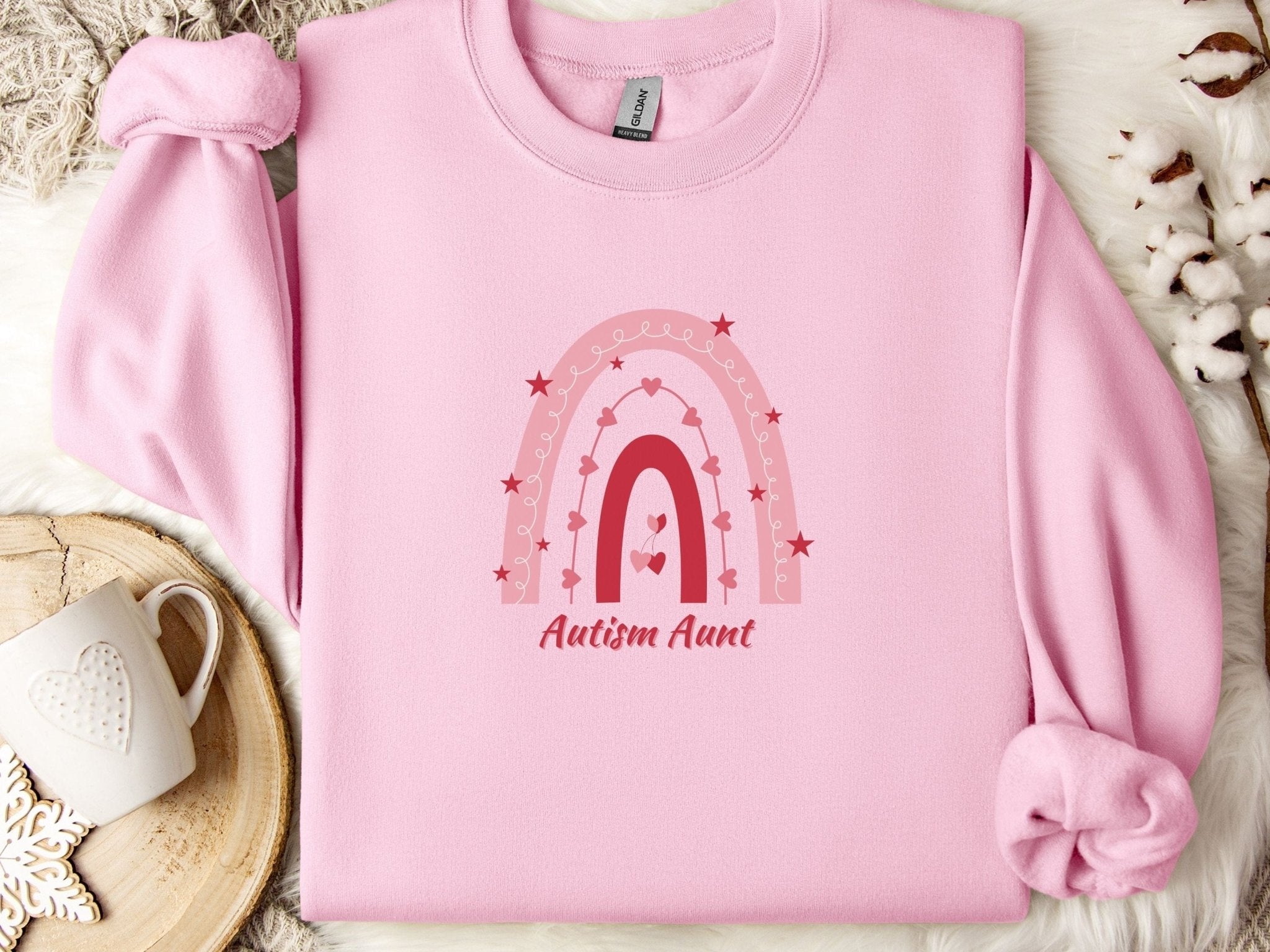 Autism Sweatshirt - Rainbow Autism Aunt Sweatshirt - Daily Bloom